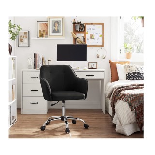 Καρέκλα Γραφείου  65 x 69 x 83-93 cm Χρώματος Μαύρο Songmics OBG019B01