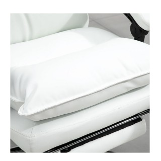 Καρέκλα Γραφείου με Υποπόδιο 66 x 72 x 122-130 cm Χρώματος Λευκό Vi... Καρέκλα Γραφείου με Υποπόδιο 66 x 72 x 122-130 cm Χρώματος Λευκό Vi...