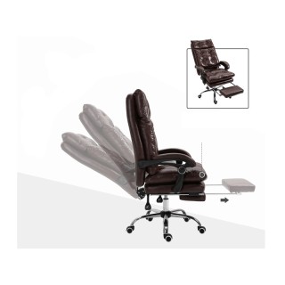 Καρέκλα Γραφείου με Υποπόδιο 70 x 72 x 121-130 cm Vinsetto 921-224 Καρέκλα Γραφείου με Υποπόδιο 70 x 72 x 121-130 cm Vinsetto 921-224