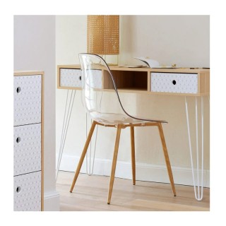 Καρέκλα Πολυπροπυλενίου με Ξύλινα Πόδια 47 x 53 x 83 cm Atmosphera... Καρέκλα Πολυπροπυλενίου με Ξύλινα Πόδια 47 x 53 x 83 cm Atmosphera...