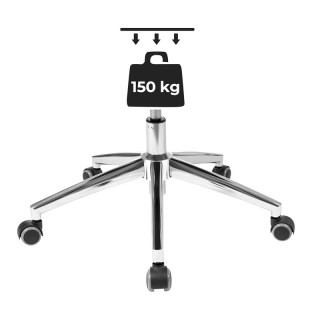 Καρέκλα Γραφείου 61 x 55 x 102 cm Χρώματος Μαύρο Songmics OBN83B