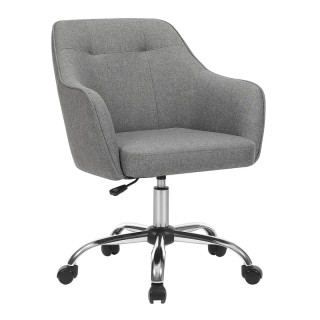 Καρέκλα Γραφείου 65 x 69 x 83-93 cm Χρώματος Σκούρο Γκρι Songmics O... Καρέκλα Γραφείου 65 x 69 x 83-93 cm Χρώματος Σκούρο Γκρι Songmics O...