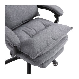 Καρέκλα Γραφείου Μασάζ 6 Σημείων με Υποπόδιο Χρώματος Γκρι Vinsetto... Καρέκλα Γραφείου Μασάζ 6 Σημείων με Υποπόδιο Χρώματος Γκρι Vinsetto...