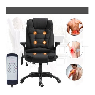 Καρέκλα Γραφείου Μασάζ 6 Σημείων 67 x 74 x 116-126 cm Χρώματος Μαύρ... Καρέκλα Γραφείου Μασάζ 6 Σημείων 67 x 74 x 116-126 cm Χρώματος Μαύρ...