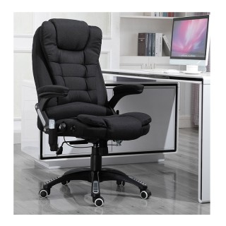 Καρέκλα Γραφείου Μασάζ 6 Σημείων 67 x 74 x 116-126 cm Χρώματος Μαύρ... Καρέκλα Γραφείου Μασάζ 6 Σημείων 67 x 74 x 116-126 cm Χρώματος Μαύρ...