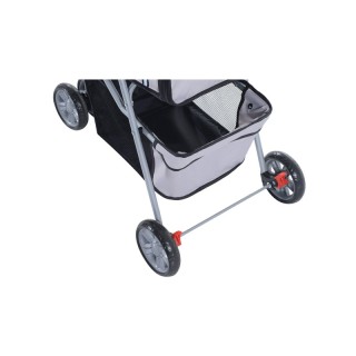 Καρότσι Μεταφοράς Κατοικιδίου 75 x 45 x 97 cm Χρώματος Γκρι PawHut ... Καρότσι Μεταφοράς Κατοικιδίου 75 x 45 x 97 cm Χρώματος Γκρι PawHut ...