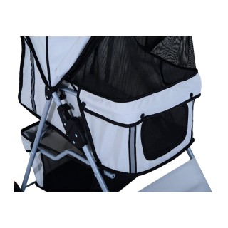 Καρότσι Μεταφοράς Κατοικιδίου 75 x 45 x 97 cm Χρώματος Γκρι PawHut ... Καρότσι Μεταφοράς Κατοικιδίου 75 x 45 x 97 cm Χρώματος Γκρι PawHut ...