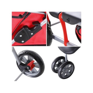 Καρότσι Μεταφοράς Κατοικιδίου 75 x 45 x 97 cm Χρώματος Κόκκινο PawH... Καρότσι Μεταφοράς Κατοικιδίου 75 x 45 x 97 cm Χρώματος Κόκκινο PawH...