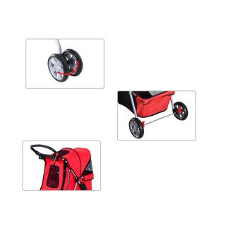 Καρότσι Μεταφοράς Κατοικιδίου 75 x 45 x 97 cm Χρώματος Κόκκινο PawH... Καρότσι Μεταφοράς Κατοικιδίου 75 x 45 x 97 cm Χρώματος Κόκκινο PawH...