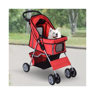 Καρότσι Μεταφοράς Κατοικιδίου 75 x 45 x 97 cm Χρώματος Κόκκινο PawH... Καρότσι Μεταφοράς Κατοικιδίου 75 x 45 x 97 cm Χρώματος Κόκκινο PawH...