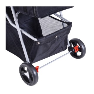 Καρότσι Μεταφοράς Κατοικιδίου 77 x 47 x 101 cm PawHut D00-083BK Καρότσι Μεταφοράς Κατοικιδίου 77 x 47 x 101 cm PawHut D00-083BK