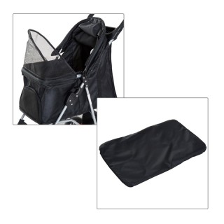 Καρότσι Μεταφοράς Κατοικιδίου 77 x 47 x 101 cm PawHut D00-083BK Καρότσι Μεταφοράς Κατοικιδίου 77 x 47 x 101 cm PawHut D00-083BK