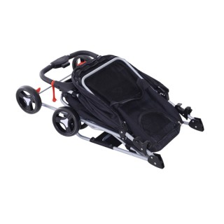 Καρότσι Μεταφοράς Κατοικιδίου 77 x 47 x 101 cm PawHut D00-083BK Καρότσι Μεταφοράς Κατοικιδίου 77 x 47 x 101 cm PawHut D00-083BK