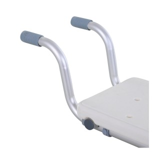 Κάθισμα - Ράφι Μπανιέρας από Αλουμίνιο 22 x 73-83.5 x 18 cm HOMCOM ...