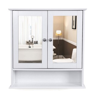 Καθρέπτης Μπάνιου με Ντουλάπι 56 x 13 x 58 cm Songmics LHC002 Καθρέπτης Μπάνιου με Ντουλάπι 56 x 13 x 58 cm Songmics LHC002
