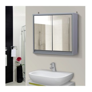 Καθρέπτης Μπάνιου με Ντουλάπι 48 x 14.5 x 45 cm HOMCOM 834-172 Καθρέπτης Μπάνιου με Ντουλάπι 48 x 14.5 x 45 cm HOMCOM 834-172