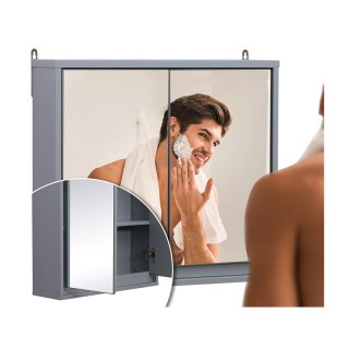 Καθρέπτης Μπάνιου με Ντουλάπι 48 x 14.5 x 45 cm HOMCOM 834-172