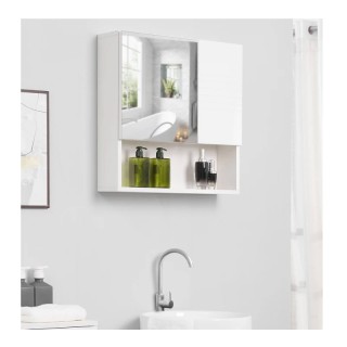 Καθρέπτης Μπάνιου με Ντουλάπι 54 x 15 x 55 cm Kleankin 834-369