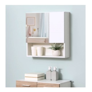 Καθρέπτης Μπάνιου με Ντουλάπι 54 x 15 x 55 cm Kleankin 834-369