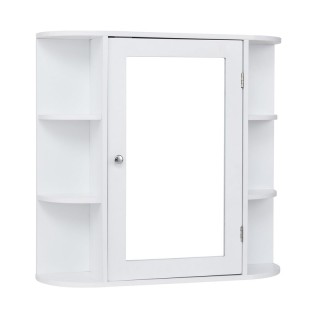 Καθρέπτης Μπάνιου με Ντουλάπι 65 x 17 x 63 cm Costway JV10446WH Καθρέπτης Μπάνιου με Ντουλάπι 65 x 17 x 63 cm Costway JV10446WH