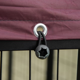 Περίφραξη Εξωτερικού Χώρου για Σκύλους με Κλειδαριά, 2 Περιστρεφόμε... Περίφραξη Εξωτερικού Χώρου για Σκύλους με Κλειδαριά, 2 Περιστρεφόμε...