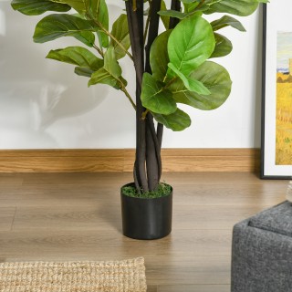 HOMCOM Τεχνητό Ficus 130cm για εσωτερικούς και εξωτερικούς χώρους, ... HOMCOM Τεχνητό Ficus 130cm για εσωτερικούς και εξωτερικούς χώρους, ...