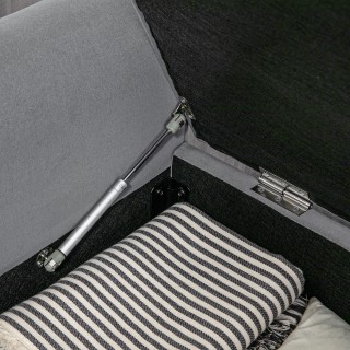 HOMCOM πάγκος κρεβατιού από βελούδινο ύφασμα με αποθηκευτικό χώρο κ... HOMCOM πάγκος κρεβατιού από βελούδινο ύφασμα με αποθηκευτικό χώρο κ...