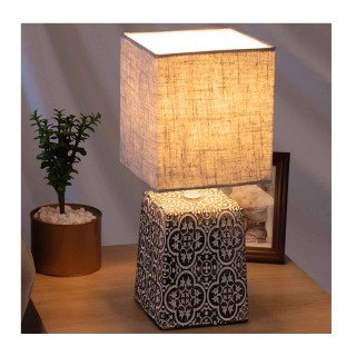 Κεραμικό Επιτραπέζιο Φωτιστικό E27 40 W Bakaji 02826296