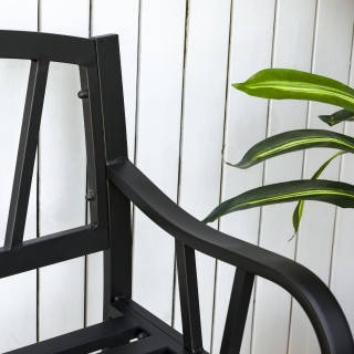 Outsunny Αδιάβροχος Μαύρος Μεταλλικός Πάγκος Κήπου, Σιδερένιος Πάγκ... Outsunny Αδιάβροχος Μαύρος Μεταλλικός Πάγκος Κήπου, Σιδερένιος Πάγκ...