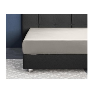 King Size Σεντόνι από Βαμβακερό Σατέν με Λάστιχο 180 x 200 cm Χρώμα...