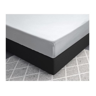 King Size Σεντόνι από Βαμβακερό Σατέν με Λάστιχο 180 x 200 cm Χρώμα...