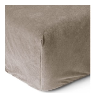 King Size Βελούδινο Σεντόνι με Λάστιχο 180 x 200 cm Χρώματος Taupe ... King Size Βελούδινο Σεντόνι με Λάστιχο 180 x 200 cm Χρώματος Taupe ...