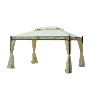 Κιόσκι Κήπου με Μεταλλικό Σκελετό 300 x 400 x 280 cm Outsunny 01-0872 Κιόσκι Κήπου με Μεταλλικό Σκελετό 300 x 400 x 280 cm Outsunny 01-0872