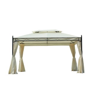 Κιόσκι Κήπου με Μεταλλικό Σκελετό 300 x 400 x 280 cm Outsunny 01-0872 Κιόσκι Κήπου με Μεταλλικό Σκελετό 300 x 400 x 280 cm Outsunny 01-0872