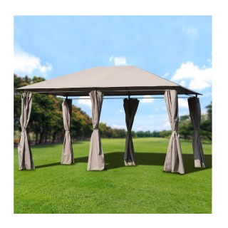 Κιόσκι Κήπου με Μεταλλικό Σκελετό 400 x 300 x 264 cm Outsunny 84C-116 Κιόσκι Κήπου με Μεταλλικό Σκελετό 400 x 300 x 264 cm Outsunny 84C-116