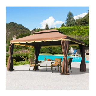 Κιόσκι Κήπου με Μεταλλικό Σκελετό 400 x 300 x 290 cm Outsunny 01-0879