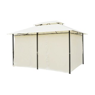 Κιόσκι Κήπου με Μεταλλικό Σκελετό και Διπλή Οροφή 400 x 300 x 265 c... Κιόσκι Κήπου με Μεταλλικό Σκελετό και Διπλή Οροφή 400 x 300 x 265 c...