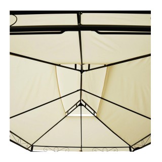 Κιόσκι Κήπου με Μεταλλικό Σκελετό και Διπλή Οροφή 400 x 300 x 265 c... Κιόσκι Κήπου με Μεταλλικό Σκελετό και Διπλή Οροφή 400 x 300 x 265 c...