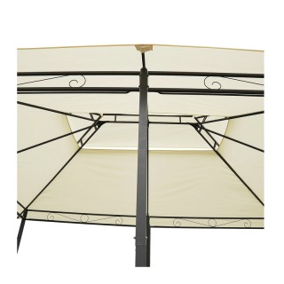 Κιόσκι Κήπου με Μεταλλικό Σκελετό και Διπλή Οροφή 400 x 300 x 265 c... Κιόσκι Κήπου με Μεταλλικό Σκελετό και Διπλή Οροφή 400 x 300 x 265 c...