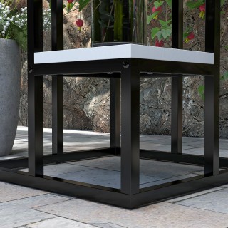 Outsunny φυτικό ράφι 4 επιπέδων από ατσάλι και ξύλο, 34x34x70 cm, α... Outsunny φυτικό ράφι 4 επιπέδων από ατσάλι και ξύλο, 34x34x70 cm, α...