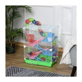 Κλουβί για Χάμστερ με 5 Επίπεδα και Αξεσουάρ 30 x 46 x 58 cm PawHut... Κλουβί για Χάμστερ με 5 Επίπεδα και Αξεσουάρ 30 x 46 x 58 cm PawHut...