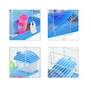 Κλουβί για Χάμστερ με Αξεσουάρ 37 x 46 x 30 cm PawHut D51-213 Κλουβί για Χάμστερ με Αξεσουάρ 37 x 46 x 30 cm PawHut D51-213