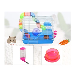 Κλουβί για Χάμστερ με Αξεσουάρ 37 x 46 x 30 cm PawHut D51-213 Κλουβί για Χάμστερ με Αξεσουάρ 37 x 46 x 30 cm PawHut D51-213