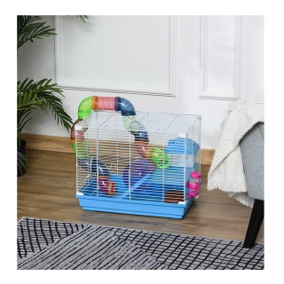 Κλουβί για Χάμστερ με Αξεσουάρ 37 x 46 x 30 cm PawHut D51-213 Κλουβί για Χάμστερ με Αξεσουάρ 37 x 46 x 30 cm PawHut D51-213