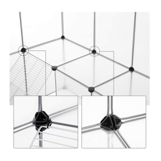 Κλουβί - Πάρκο Εκπαίδευσης Κατοικίδιου με 28 Πάνελ 143 x 108 x 92 c...