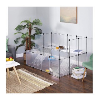 Κλουβί - Πάρκο Εκπαίδευσης Κατοικίδιου με 28 Πάνελ 143 x 108 x 92 c...