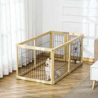 PawHut Dog Box, Pet Run, 6 πάνελ με πόρτα και διπλά μάνδαλα, 70x62c... PawHut Dog Box, Pet Run, 6 πάνελ με πόρτα και διπλά μάνδαλα, 70x62c...