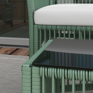 Outsunny Σετ κήπου Rattan 4 τεμαχίων με 2 πολυθρόνες εξωτερικού χώρ... Outsunny Σετ κήπου Rattan 4 τεμαχίων με 2 πολυθρόνες εξωτερικού χώρ...