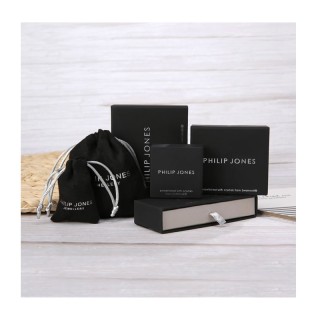 Κολιέ Philip Jones με Γενέθλια Πέτρα Μάιος - Emerald με Κρύσταλλα S...