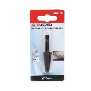 Κωνικό Εξαγωνικό Τρυπάνι Ξύλου 15 mm TAGRED TA4074 Κωνικό Εξαγωνικό Τρυπάνι Ξύλου 15 mm TAGRED TA4074